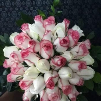 Pink & White Bridal Bouquet