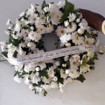 Small White Sympathy Bouquet