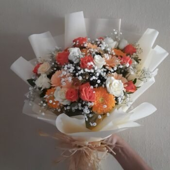 Soft Peach Floral Bouquet