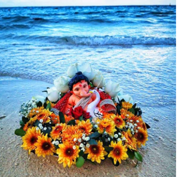 Floating Flower Prayer Arrangement