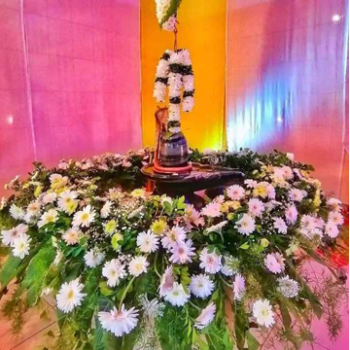 Large Temple Floral Decoration