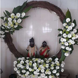 Sacred Flower Ring Decoration