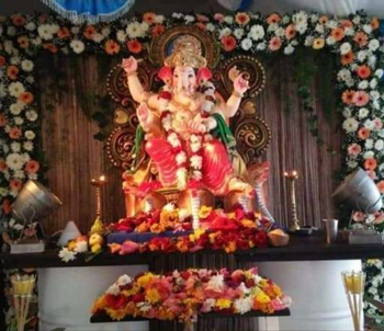 Grand Ganesh Temple Decoration