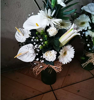 White Lily Centerpiece