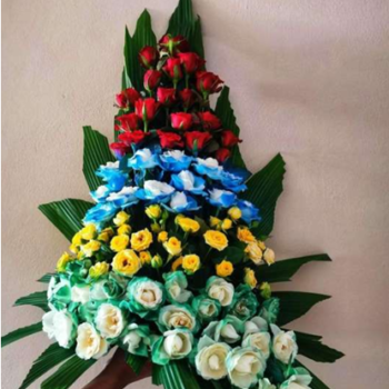 Rainbow Triangular Bouquet