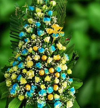 Blue & Yellow Premium Bouquet